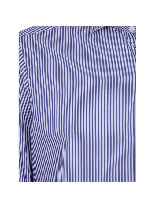 Barba Napoli Blue Long-Sleeved Shirt for men