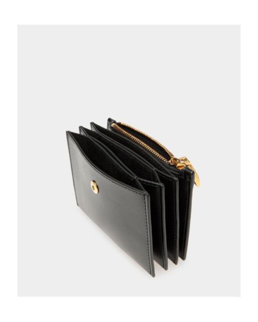 Bally Black Chain Card Bag