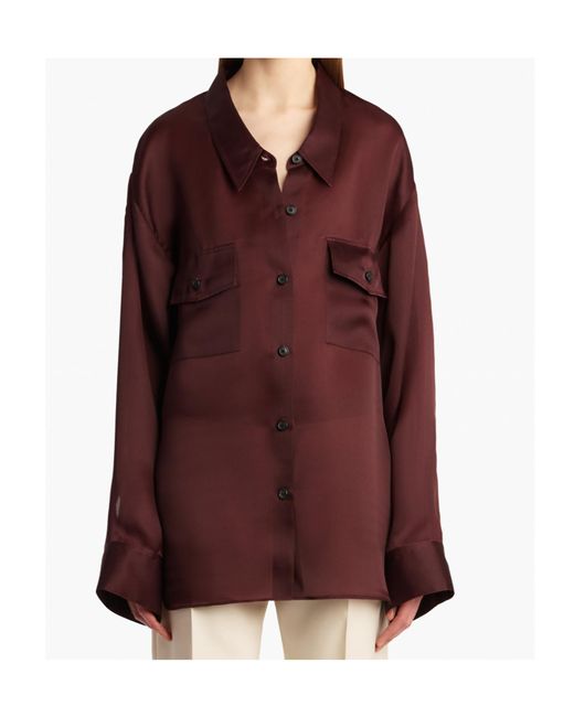 Khaite Purple Long Sleeve Shirt