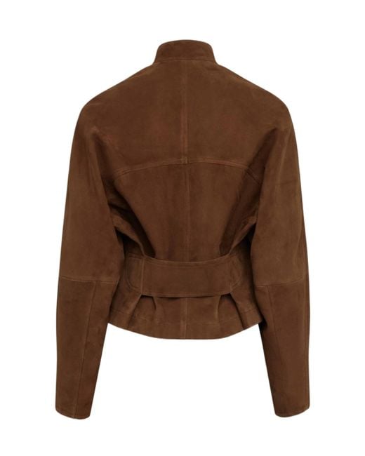 Alaïa Brown Alaïa Round Jacket