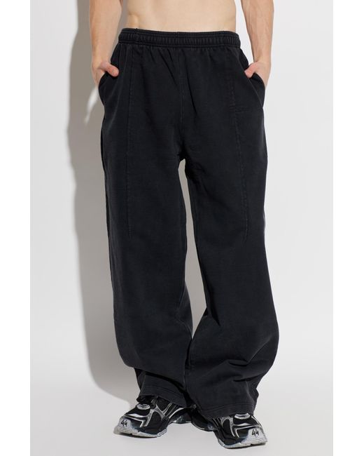 Vetements Blue Elastic-Waist Sweatpants for men