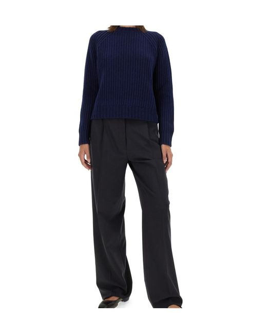 Aspesi Blue Long Sleeve Sweater