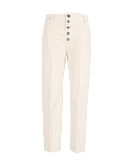 Dondup Natural Nima Logo-Plaque Trousers
