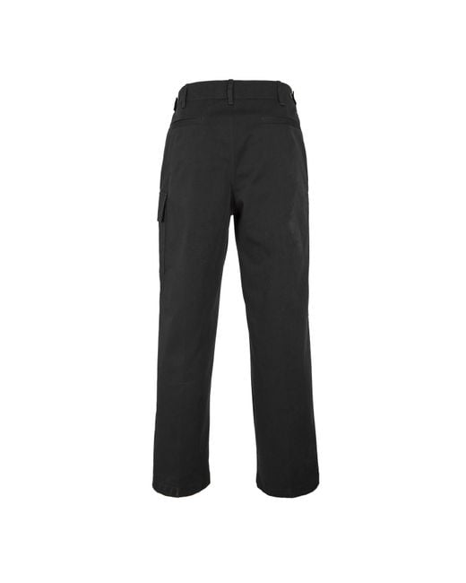 Fendi Black Casual Cargo Pants for men