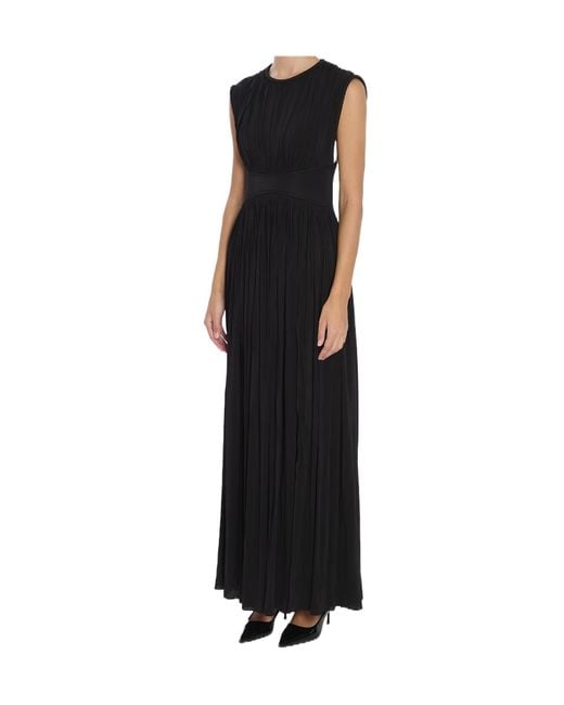 Zimmermann Black Hypnotic Column Dress