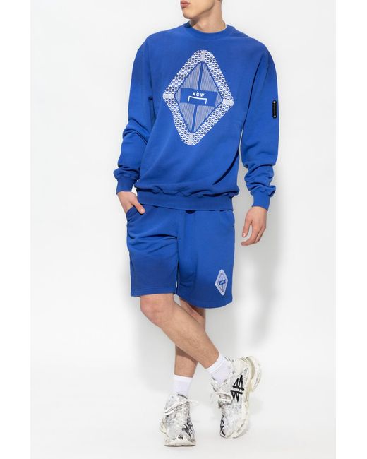 A_COLD_WALL* Blue A-Cold-Wall* Crew Neck Sweater for men