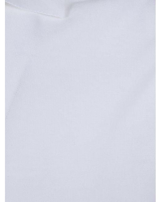 Dondup White Short-Sleeved Polo Shirt for men