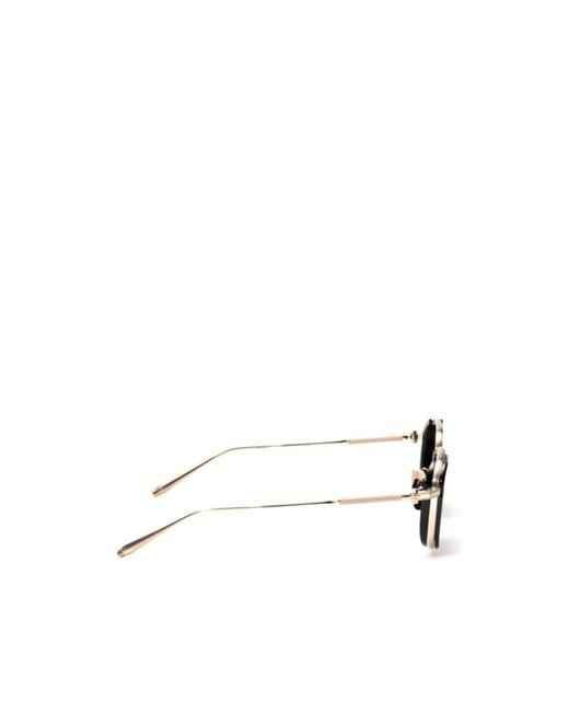 Akoni White Eclipse Sunglasses for men