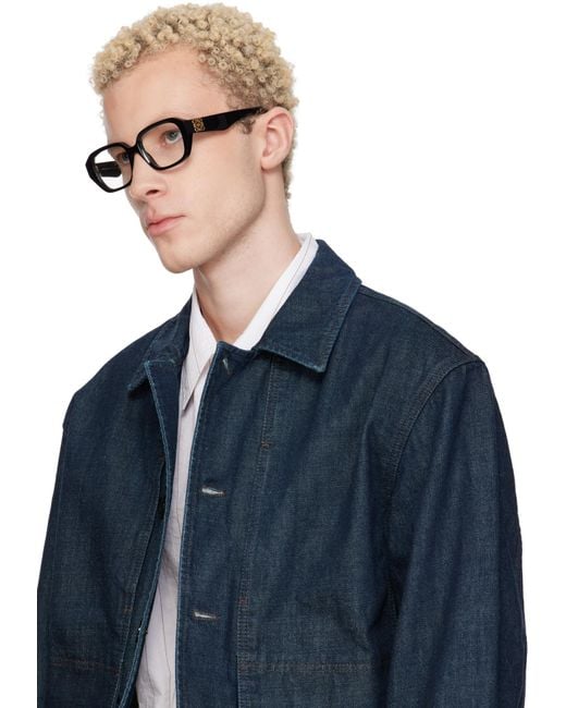 Loewe White Full-Rimmed Plano Lenses for men
