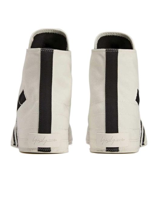 Y-3 Metallic Nizza Hi High-Top Sneakers for men