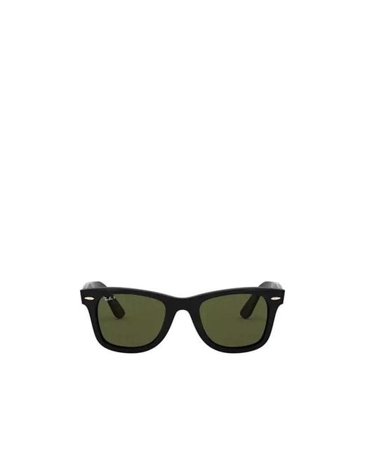 Ray-Ban Green Wayfarer Ease Square Frame Sunglasses for men