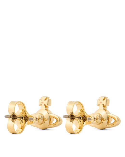 Vivienne Westwood Metallic Solitaire Earrings