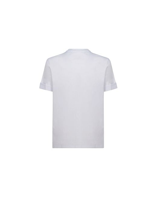 Neil Barrett White Item O-Neck Short-Sleeved T-Shirt for men