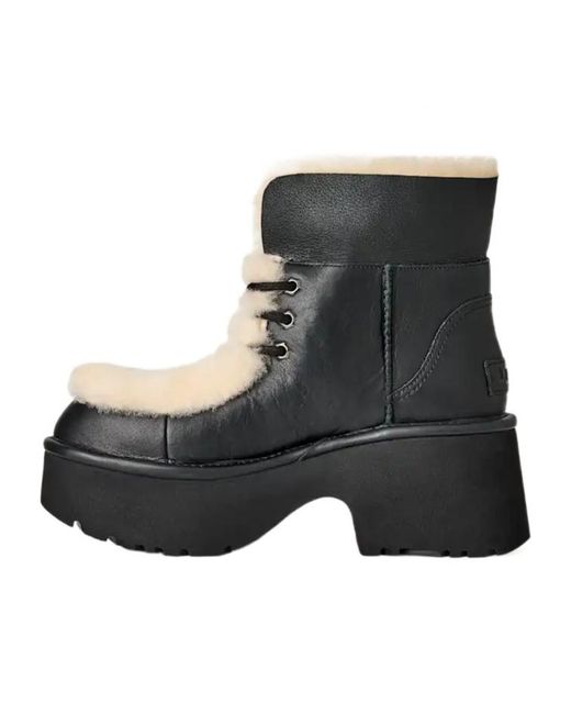 Ugg Black Esmee Lace-Up Boots
