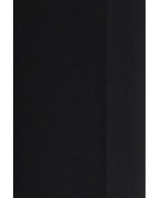 Givenchy Black Pleat Detailed Flared Trousers