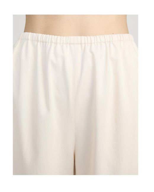 FRAME White The Society Wide-Leg Trousers