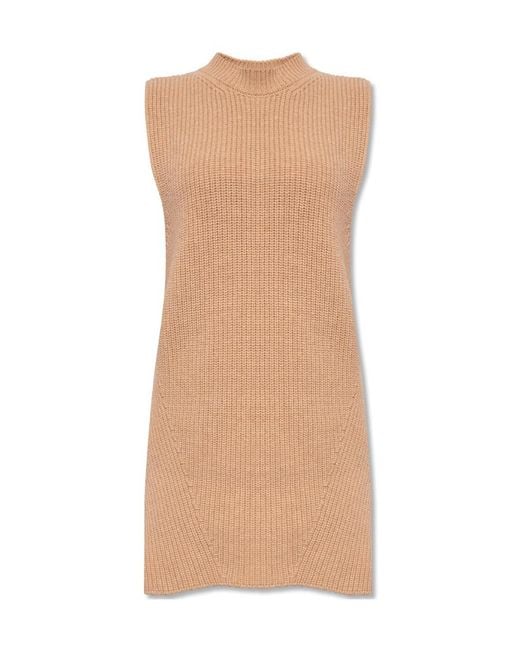 Nanushka Natural Sleeveless Knit Top