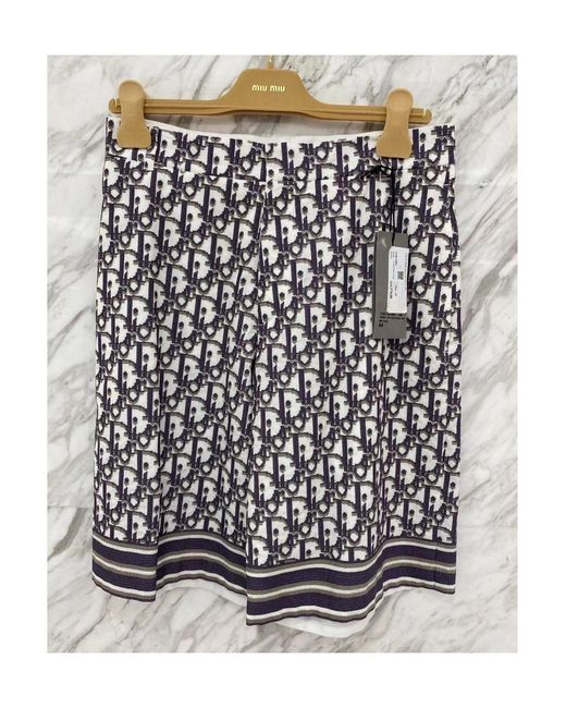 Dior Gray Logo Jacquard Shorts for men