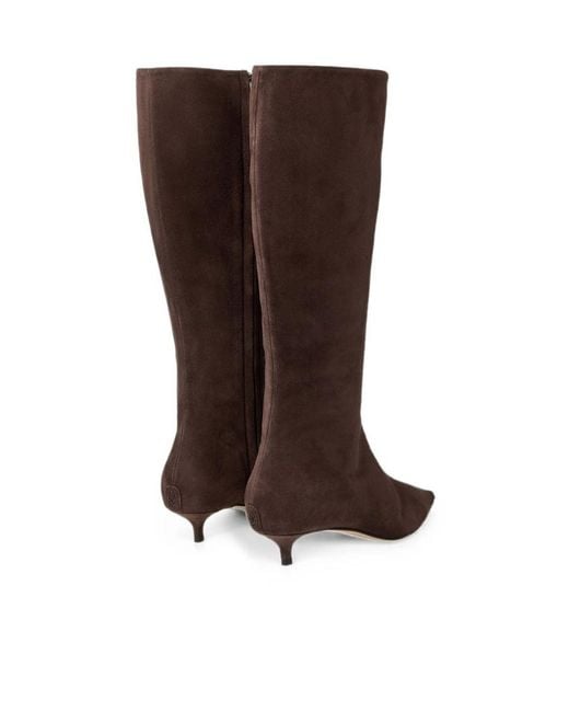 Jimmy Choo Brown Pointed-Toe Ankle Boots