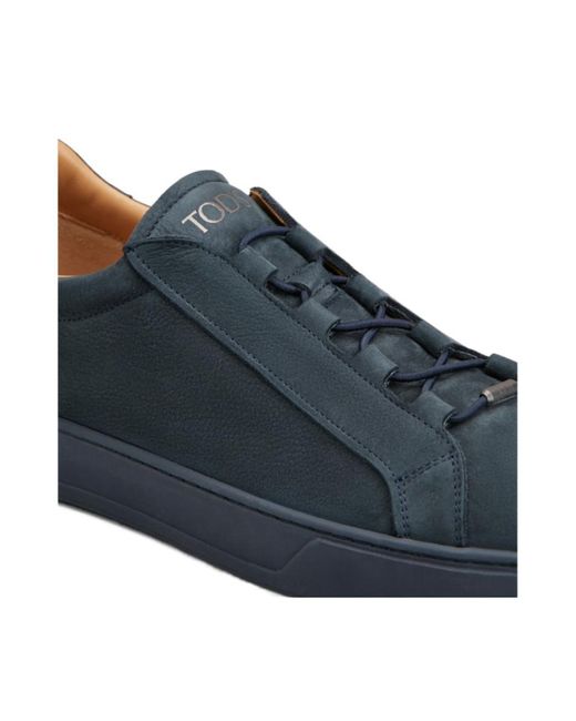 Tod's Blue Lace-Up Sneakers for men
