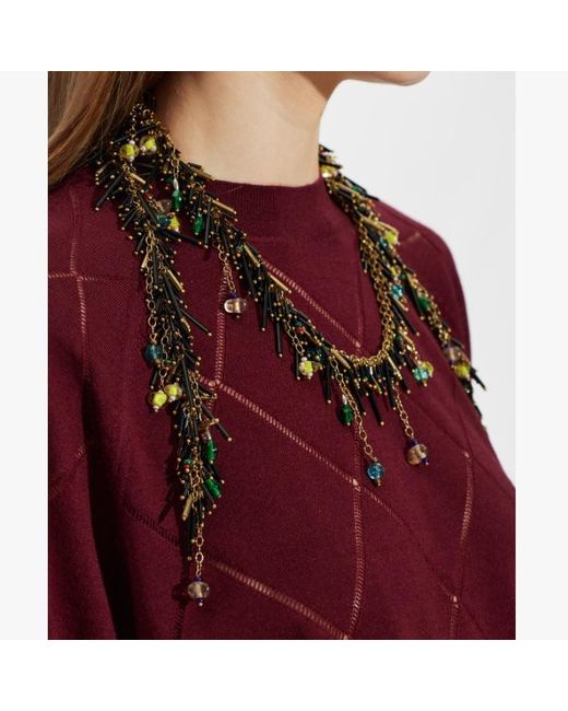 Dries Van Noten White Embellished Necklace