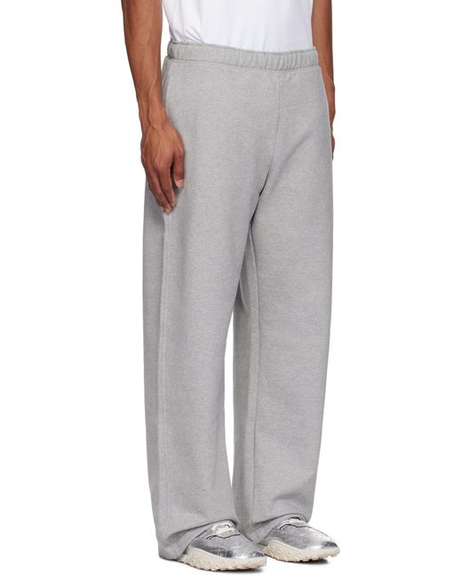 MARINE SERRE White Moon Logo Fleece Sweatpants for men