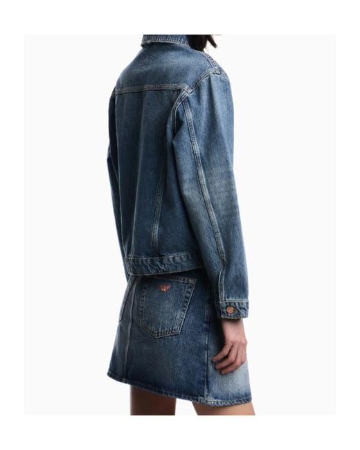 Emporio Armani Blue Classic Denim Jacket