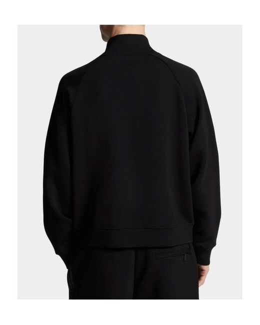 DSquared² Black D2 Tape Zipped Sweatshirt for men