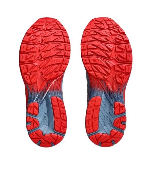 Asics Red Us4-S Gel-Terrain Lace-Up Sneakers for men