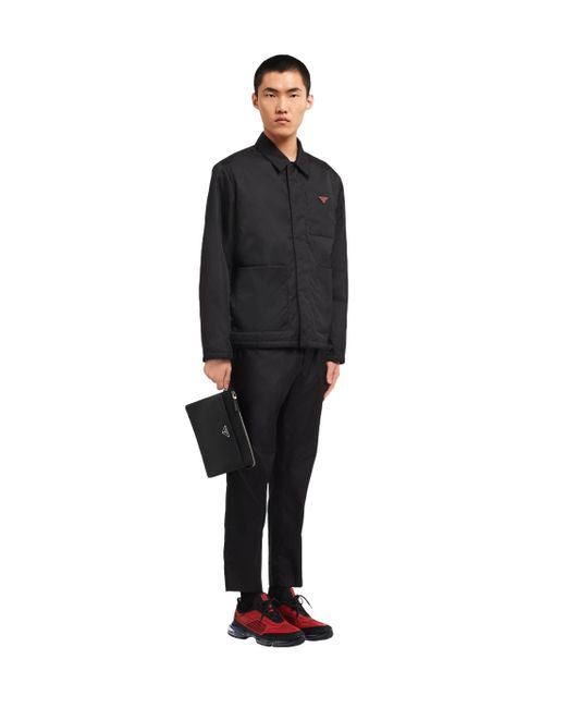Prada Black Saffiano Clutch Bag for men