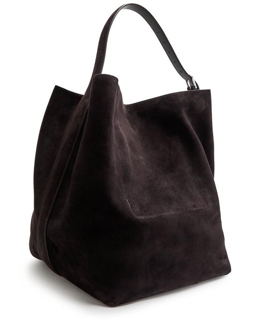 Totême Black Belted Tote