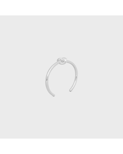 Céline White Knot Cuff for men