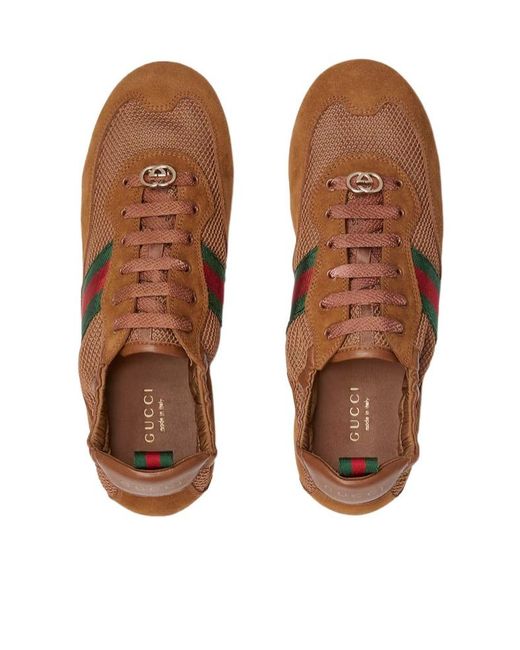 Gucci Brown Shift Trainers