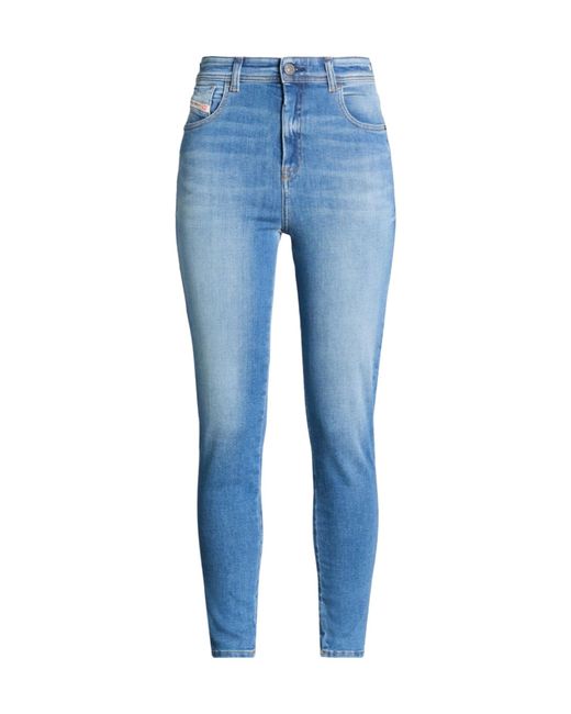 DIESEL Blue Casual Slim-Fit Jeans