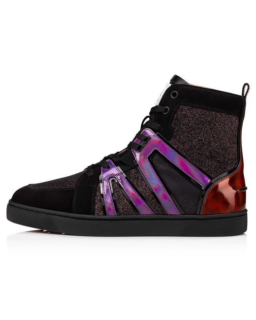 Christian Louboutin Brown Vida Top Lace-Up Casual Sneakers for men