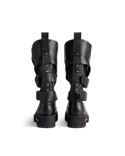 Balenciaga Black Venom High Boot