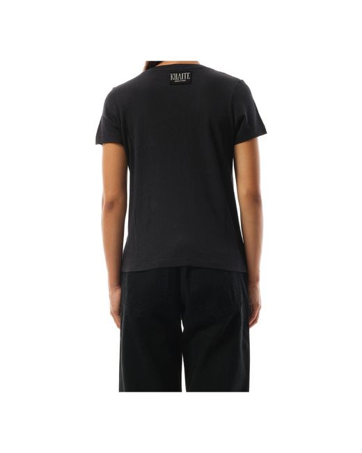 Khaite Black Short Sleeve T-Shirt
