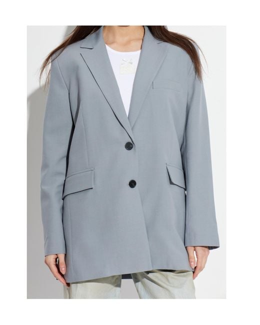 IRO Blue Long-Sleeved Suit Jacket