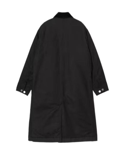 Carhartt Black Corduroy Quilted Coat