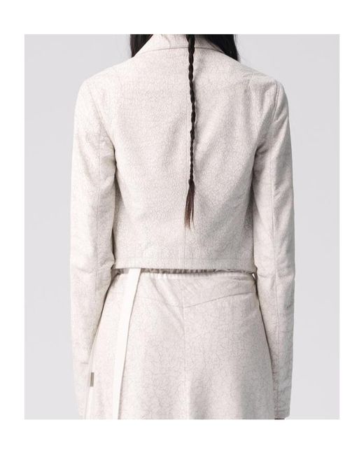 Ann Demeulemeester Multicolor Phae Cropped Cropped Jacket