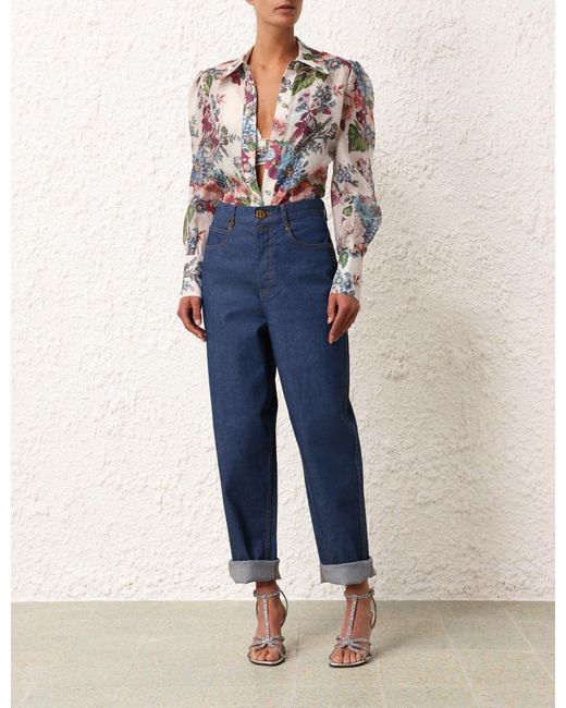 Zimmermann Blue Straight Leg Jeans