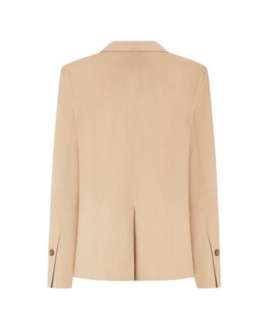 Pinko Natural Single-Breasted Jacket