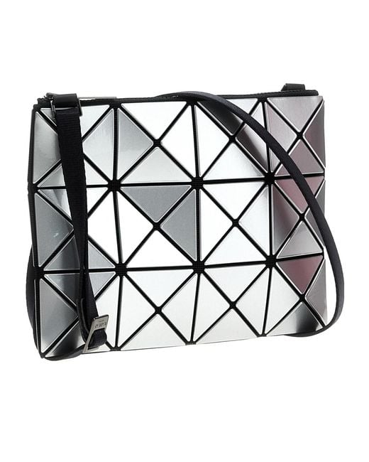 Issey Miyake Metallic Lucent Geometric-Panel Cross-Body Bag