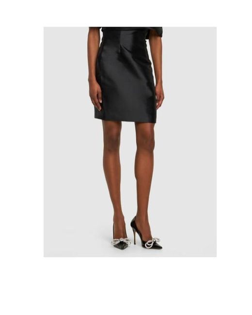 Mach & Mach Black Double-Knotted High-Heeled Shoes