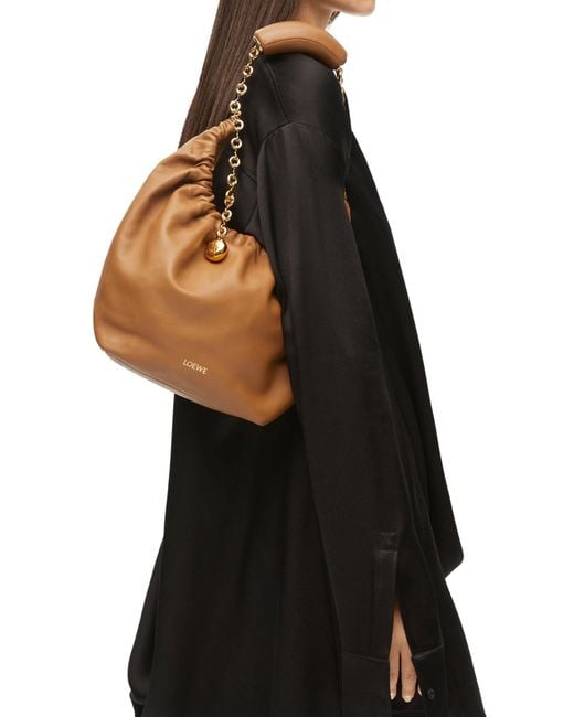 Loewe Brown Small Squeeze Bag