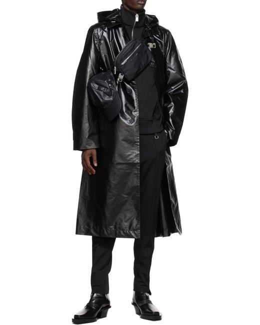 1017 ALYX 9SM Black 1017 9Sm Buckle Detailed Straight Leg Pants for men