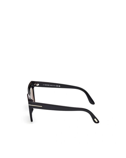 Tom Ford White Eyewear Square Frame Sunglasses