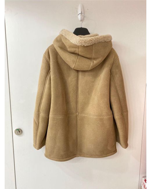 Saint Laurent Natural Fur Zipper Coat for men