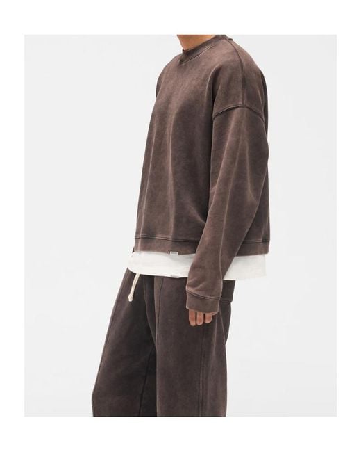 Represent Gray Initial Boxy Sweater for men