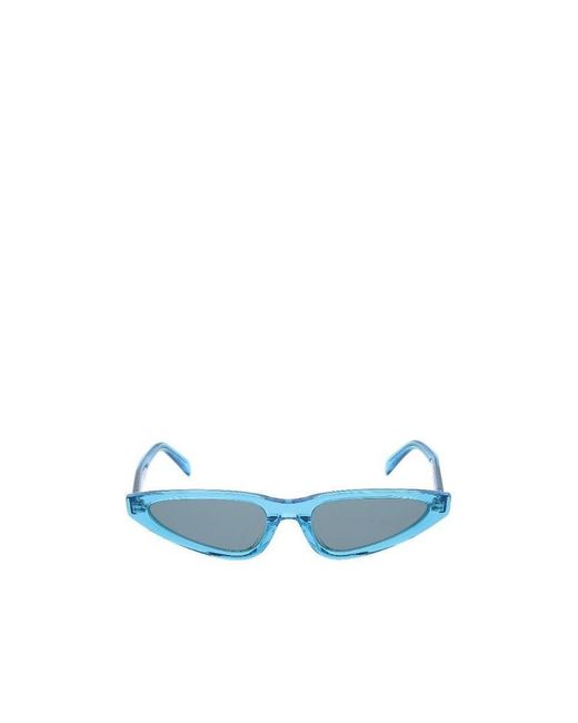 Céline Blue Cat Eye-Frame Sunglasses